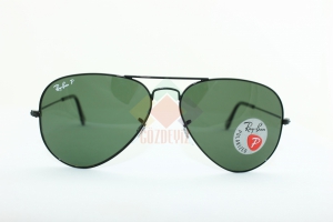 RB 3025 AVIATOR 002-58 58-14 3P SİYAH POLARİZE - RAYBAN 3025 SİYAH POLARİZE GÜNEŞ GÖZLÜĞÜ