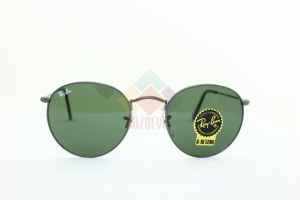 RB 3447 ROUND METAL 029 53-21 3N GUN - RAYBAN 3447 GUN METAL GÜNEŞ GÖZLÜĞÜ